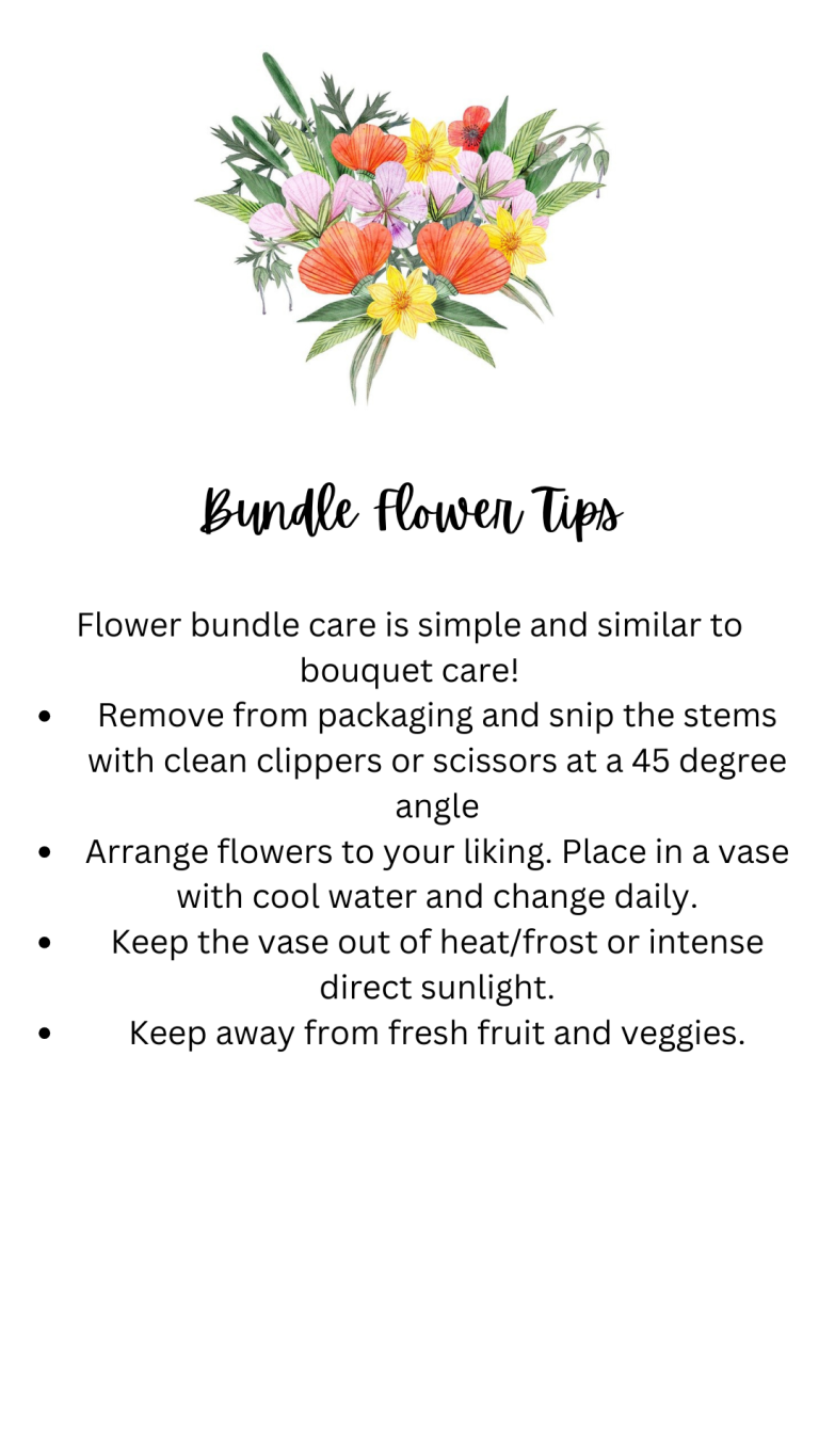 bundle flowers